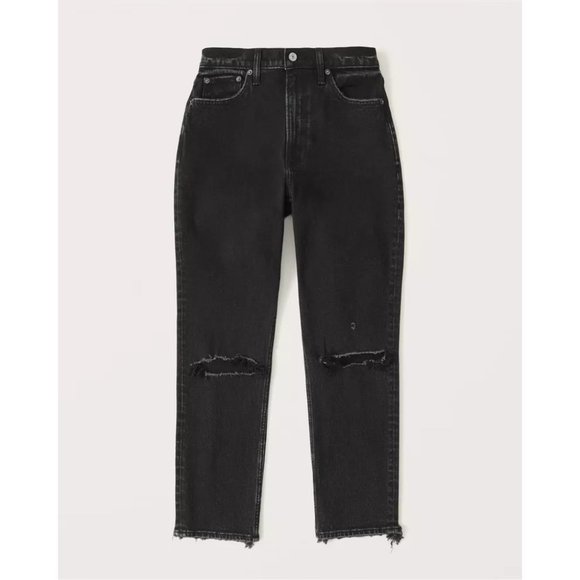 Abercrombie & Fitch High Rise Mom Jean 28 Long - Picture 1 of 5